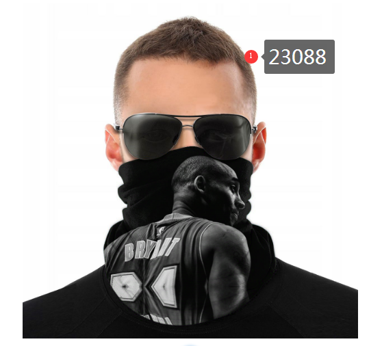 NBA 2021 Los Angeles Lakers #24 kobe bryant 23088 Dust mask with filter->nba dust mask->Sports Accessory